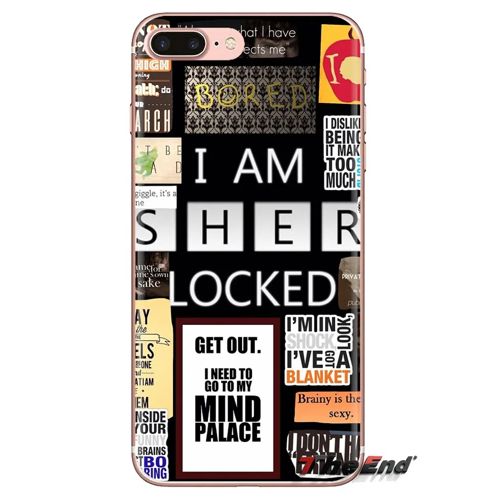 Sherlock Holmes For HTC One U11 U12 X9 M7 M8 A9 M9 M10 E9 Plus Desire 630 530 626 628 816 820 830 Soft Transparent Cases Covers |