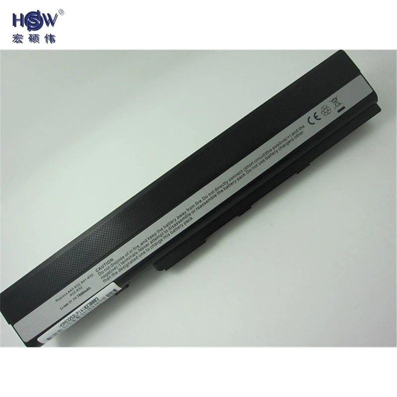 HSW 7800mAh Аккумулятор для ноутбука ASUS A31-K42 A32-K42 A52F A52J A52JB A52JK A52JR K42 K42JB K42JK K42JR K42JV K52 K52J