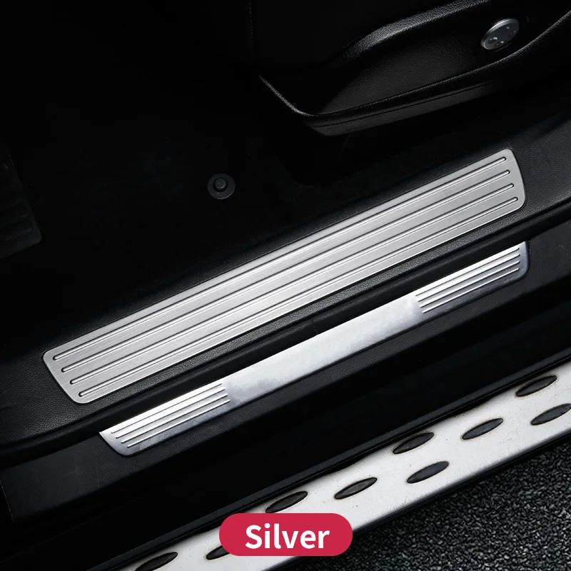 

trim For Mercedes GL450 X166 GLS amg ML350 W166 320 2012 Door Sill Scuff Plate Welcome Pedal Trim Cover Sticker Accessories