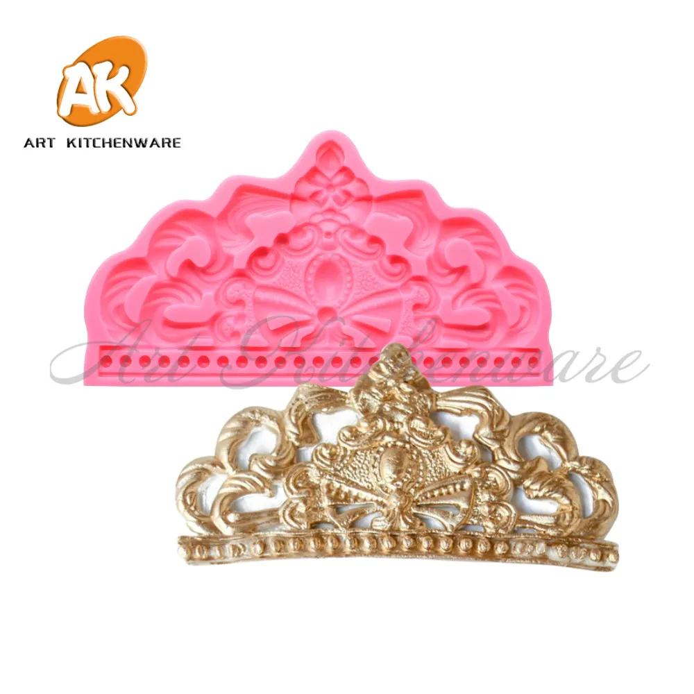 

Big Crown Cake Molds Wedding Cake Decorating Silicone Molds Fondant Cake Decorating Tool Kitchen Baking Tool Chocolate Mould