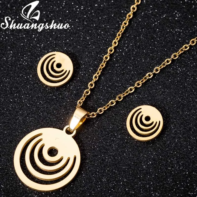 Gold Shuangshuo, ожерелье с кулоном в виде кошки, для женщин, нержавеющая сталь, длинная цепочка, ожерелье, выдалбливают, животное, колье, колье, Женские Ювелирные изделия - Окраска металла: Gold