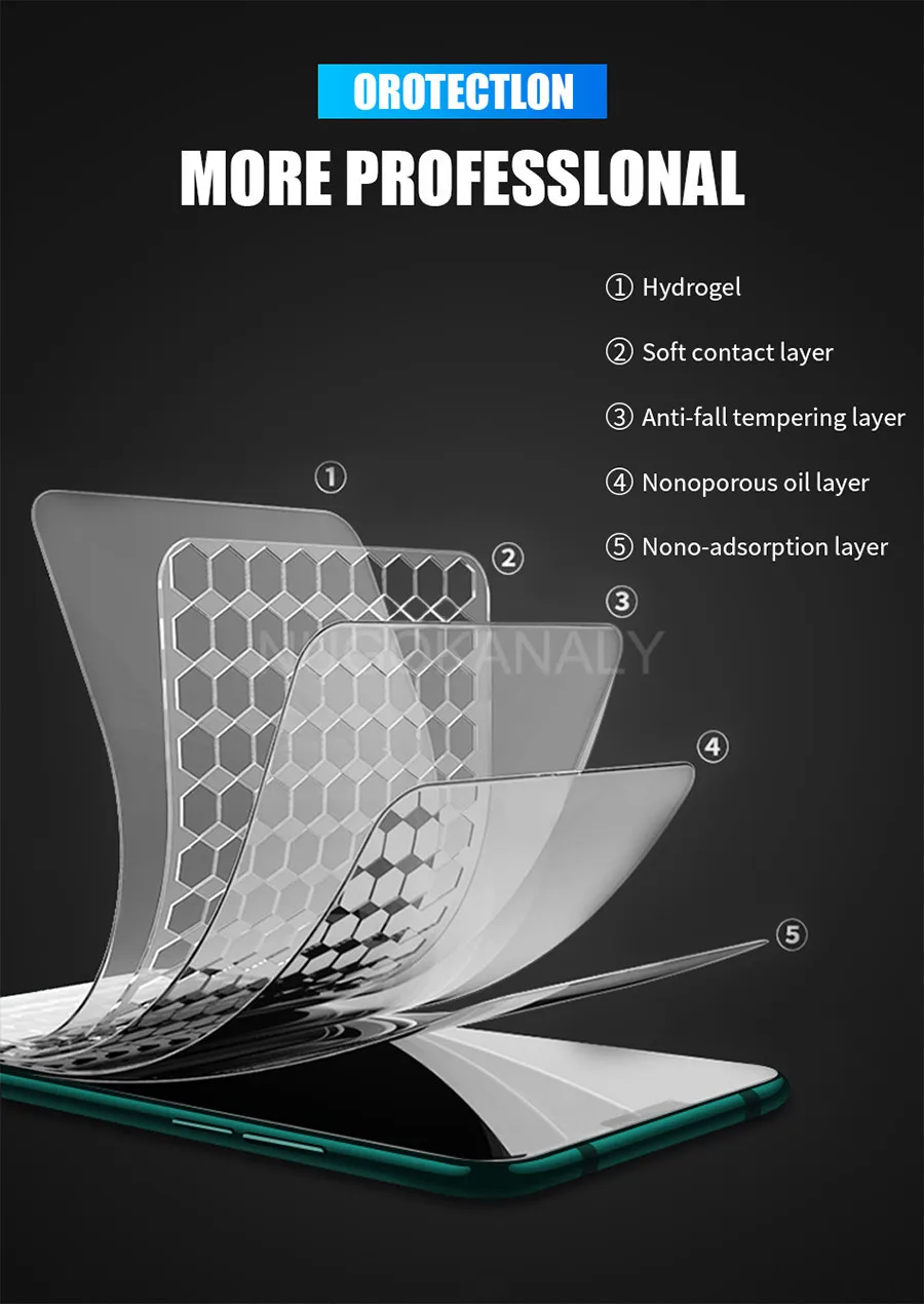 Гидрогелевая мягкая пленка 3D полное покрытие протектор экрана для huawei mate 20 P30 P20 Pro Lite ультра тонкая прозрачная пленка