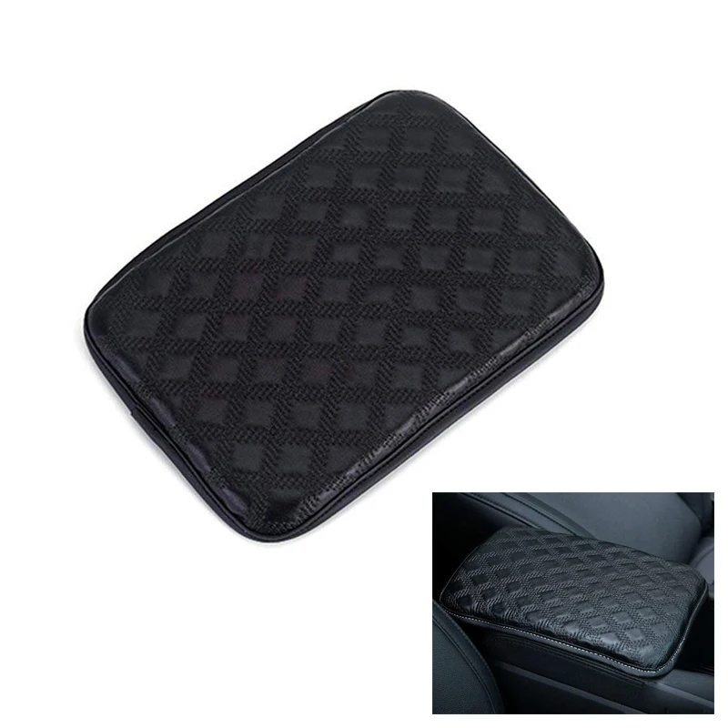 

Car Armrest Pad Cover Center Console Box Leather Cushion Armrests Pads Universal Auto Seat Protective Soft Mats Car-styling