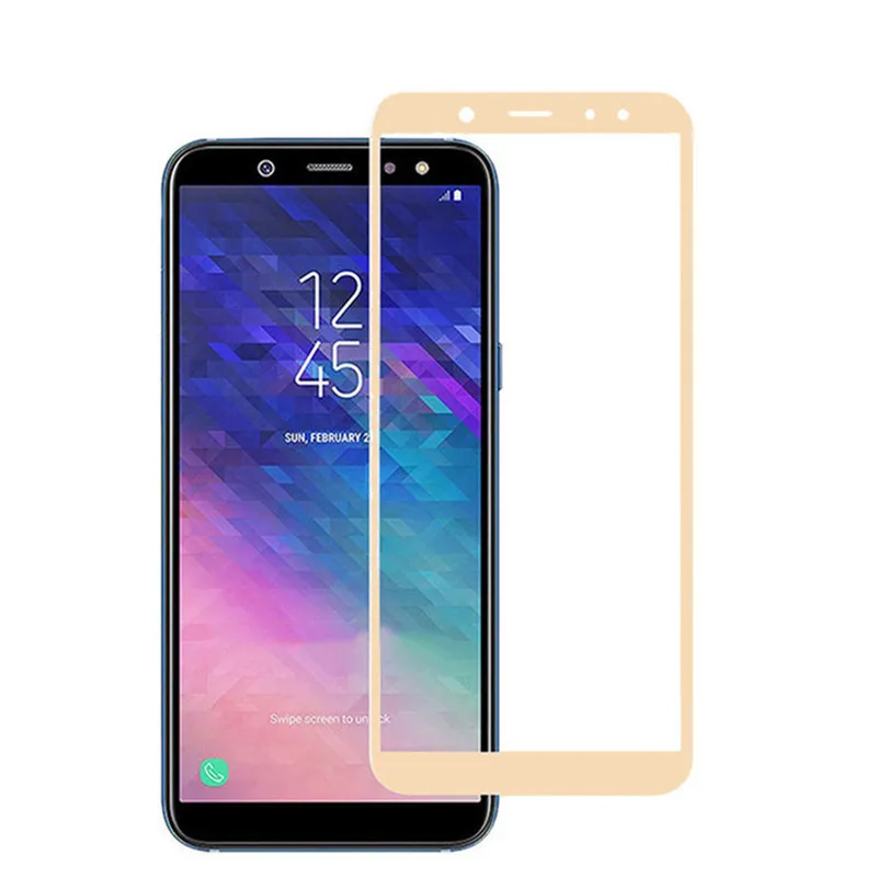 Защитная пленка для Samsung Galaxy A6 + 2018 полноэкранная защита 6 дюймов закаленное