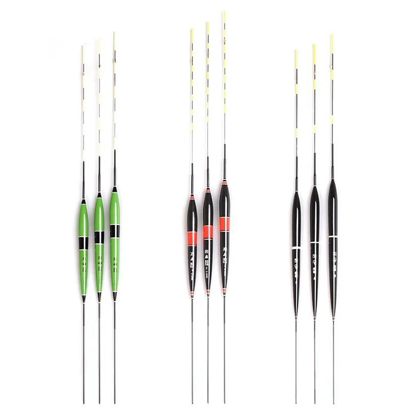 

3 Pcs Smart Fishing Float LED Light Night Luminous Floats Gravity Automatically Remind MC889