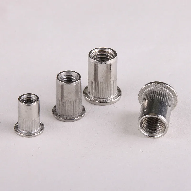 2 шт. 304 нержавеющая сталь цилиндрическое открытие шу вэнь плоская головка