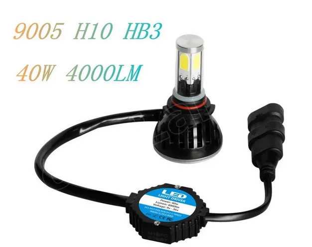 2 шт. Светодиодные Автомобильные фары лампочки Фары противотуманные 9006 HB4/H7/H8 H9