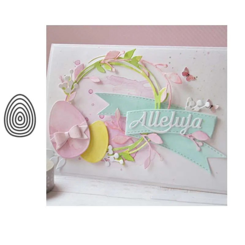 Металлические Вырубные штампы AddyCraft форма для вырезания пасхальных яиц