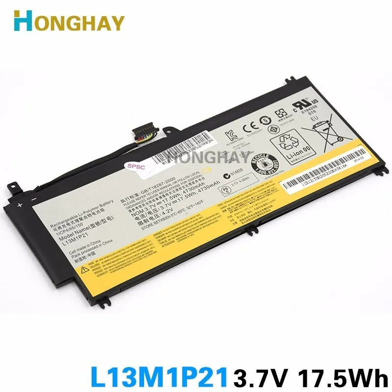 Оригинальный планшетный аккумулятор Honghay L13M1P21 для Lenovo Miix 2 8-дюймовый ПК L13L1P21 3 7 В 17