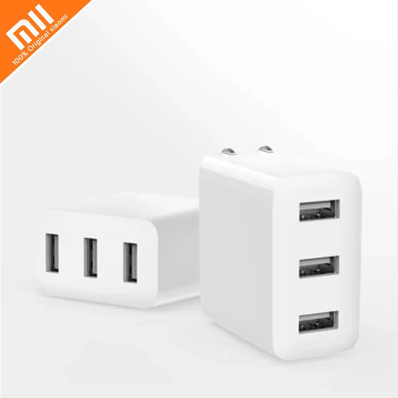 Оригинальный Xiaomi Qingmi 15 Вт зарядное устройство 3 USB A порт QC умный выход Быстрая