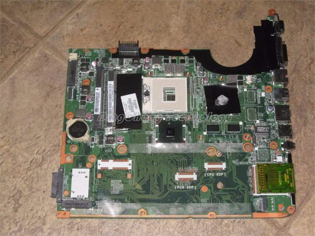 Материнская плата для ноутбука hp DV7-3000 600862-001 DA0UP6MB6F0 REV: F G105M/512 100% протестирована |