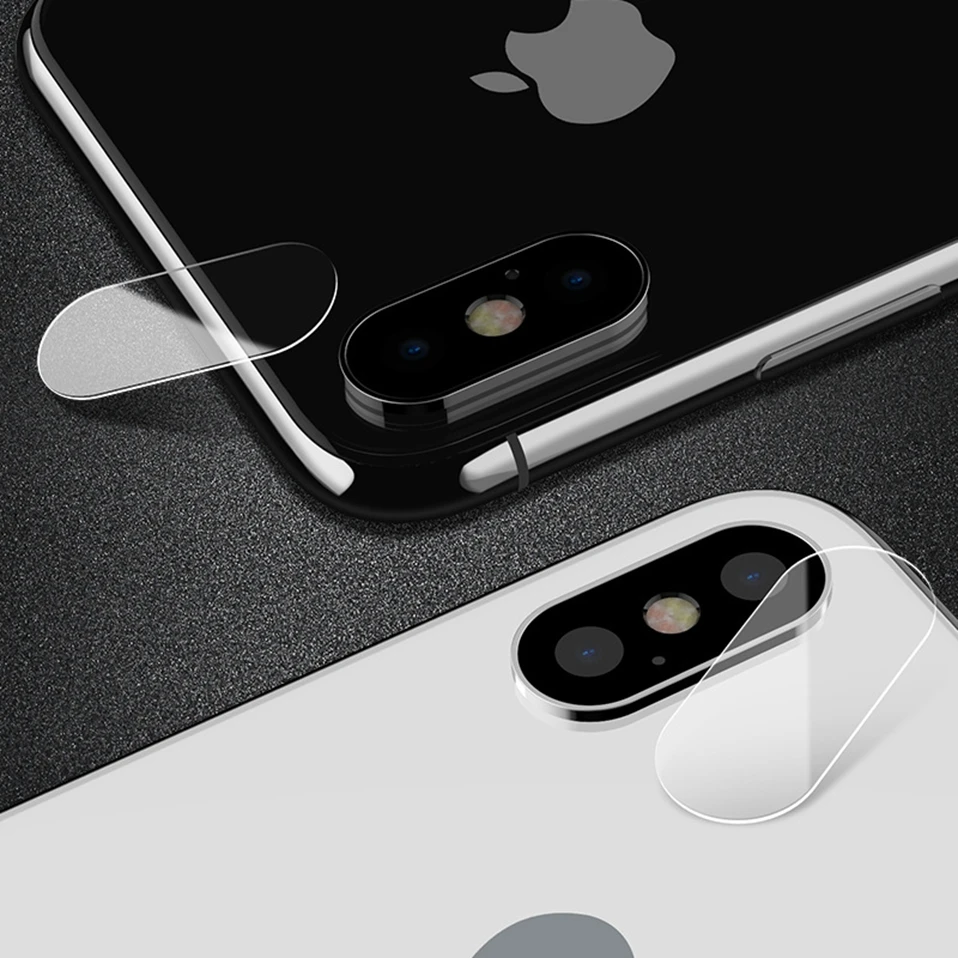 

DHL 100pcs For iPhone X 8 7 6 6S Plus 5 5S 11 pro max Back Camera Lens Film Full Cover Tempered Glass For iPhone XS MAX XR