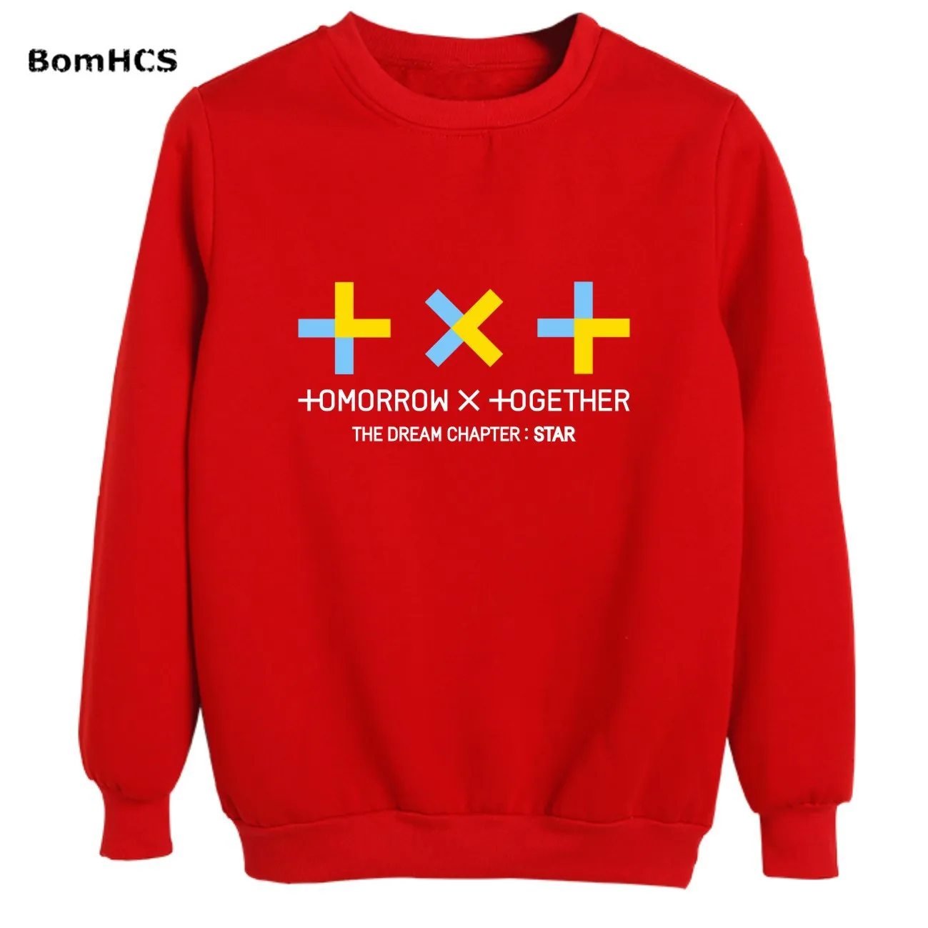 BomHCS Kpop TXT мечта глава звезды хлопковые пуловеры Молодежные спортивные свитеры