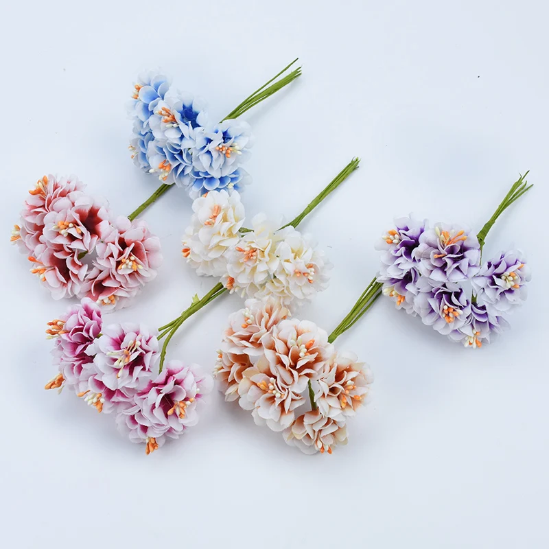 Шелковая Гвоздика тычинки для скрапбукинга 6 шт. рождественские украшения дома