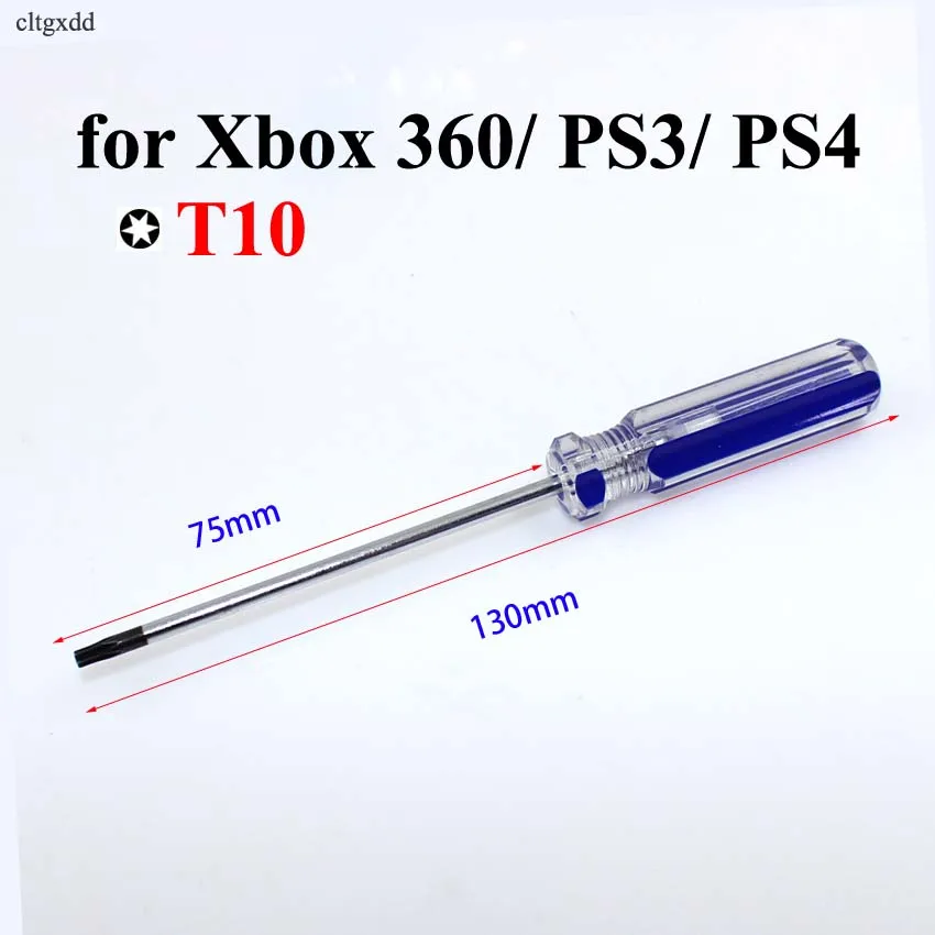 T10 Cltgxdd безопасности отвертка для Xbox 360/PS3/PS4 Tamperproof отверстия восстановление, открытие инструмент Отвертка Torx T8 T10 - Цвет: T10