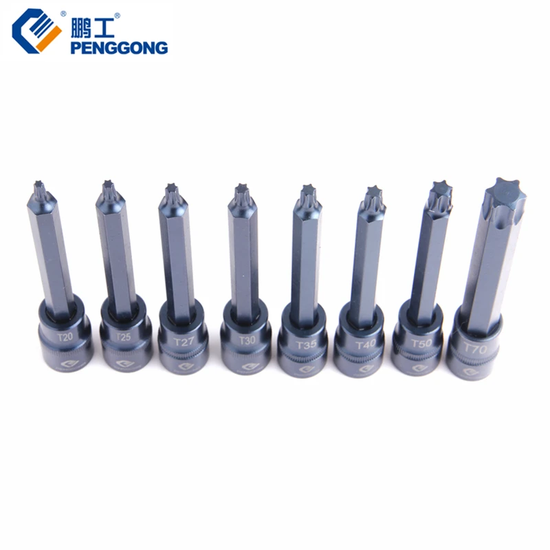 Шуруповерт pengong 1/2 &quotTorx сверла 150 мм S2 адаптер 4-15 ручной инструмент 1 шт. |