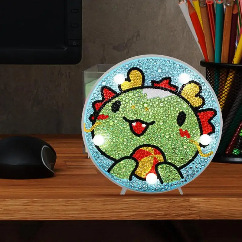 Мультфильм DIY Алмазная картина свет Вышивка крестом полный дрель мультфильм