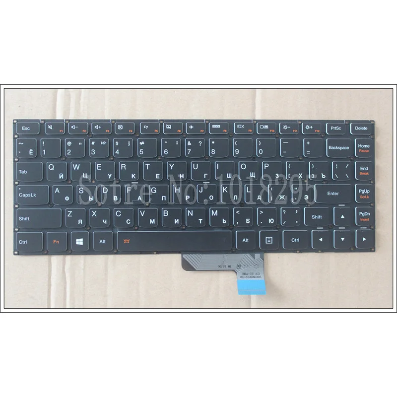 Новая русская клавиатура для ноутбука Lenovo Ideapad E31-70 E31-80 RU Клавиатура с подсветкой