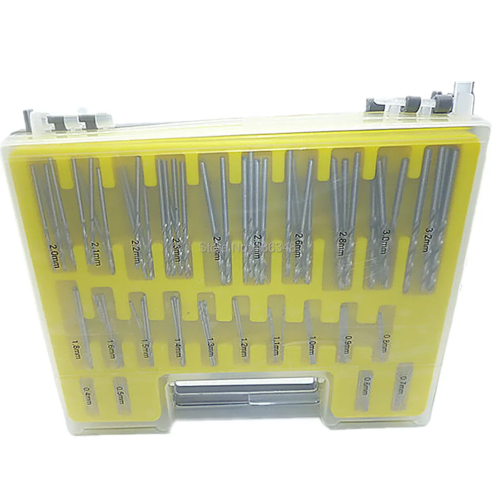 

150pc Drills Hobby Twist Drill Hss Metal Wood 0.4mm-3.2mm Small Mini Micro Pcb Twist Drill Bit Set Precision Craft Model Bits