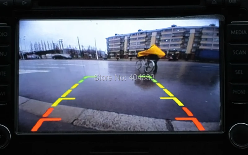 Цветной TFT LCD парковочный автомобиль зеркало заднего вида Monito с резервной