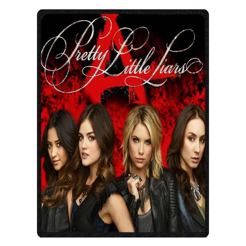 Детское дорожное одеяло pretty little liars из кораллового флиса теплые зимние одеяла для