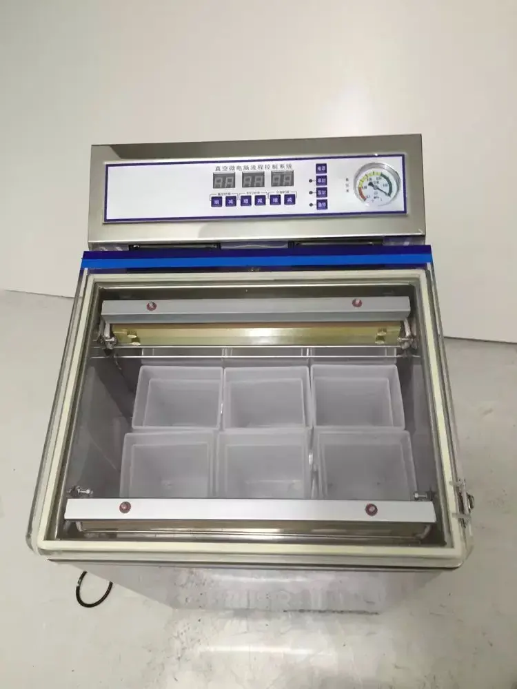 ZK-600 вакуумная упаковочная машина для пищевых продуктов с двойным уплотнением, вакуумная упаковочная машина для приготовления чая, мяса, сухих продуктов, вакуумная упаковочная машина для фруктов