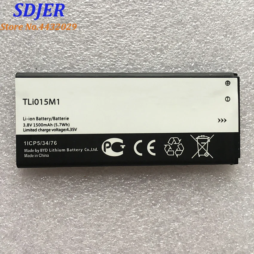 Новый аккумулятор 1500 мАч TLi015M1 Tli015M7 для телефона Alcatel One Touch Pixi 4 4034A PIXI 4034X 4034F 4034D |