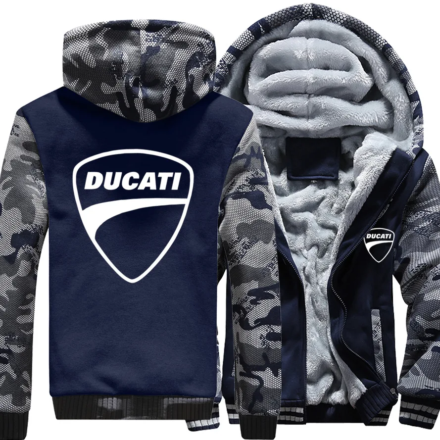 DUCATI мотоциклетное худи хип хоп Камуфляж для мужчин женщин толстовки с капюшоном