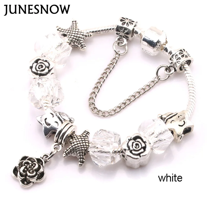 JUNESNOW 3 цвета браслет и посеребренный с кокосовой пальмой кулон для женщин