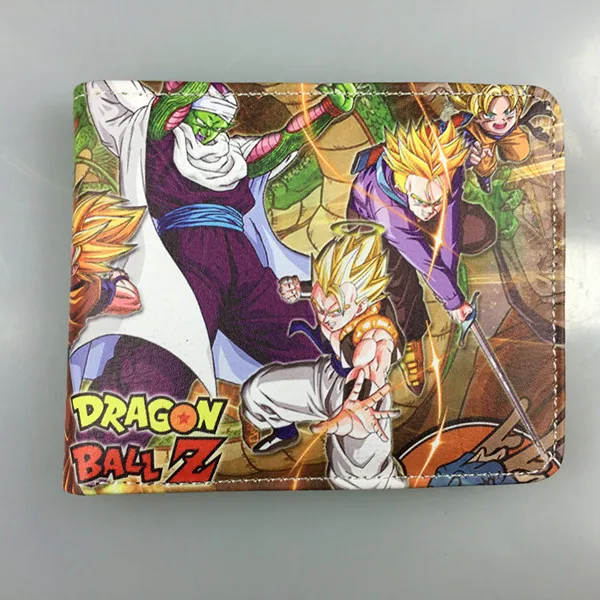 A Горячая новинка аниме-кошелек мультфильм Dragon Ball кошельки carteira анимация держатель карты сумки подарок для мужчин дети кожаный короткий кошелек - Цвет: A