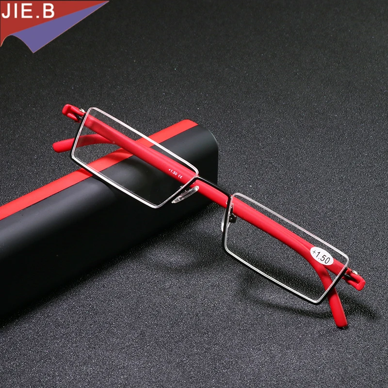 

Ultra Lightweight Foldable Glasses men TR90 half Reading Glasses Women MINI Presbyopic Eyeglasses gafas de lectura lesebrille