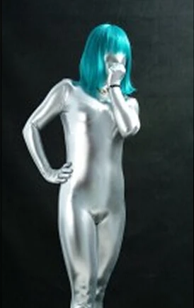 (AL836) серебряные блестящие металлические колготки унисекс оригинальные костюмы