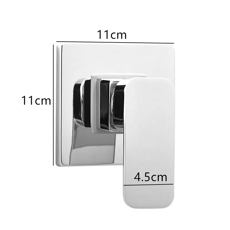 Бесплатная доставка хромированная отделка настенный медный смеситель для душа