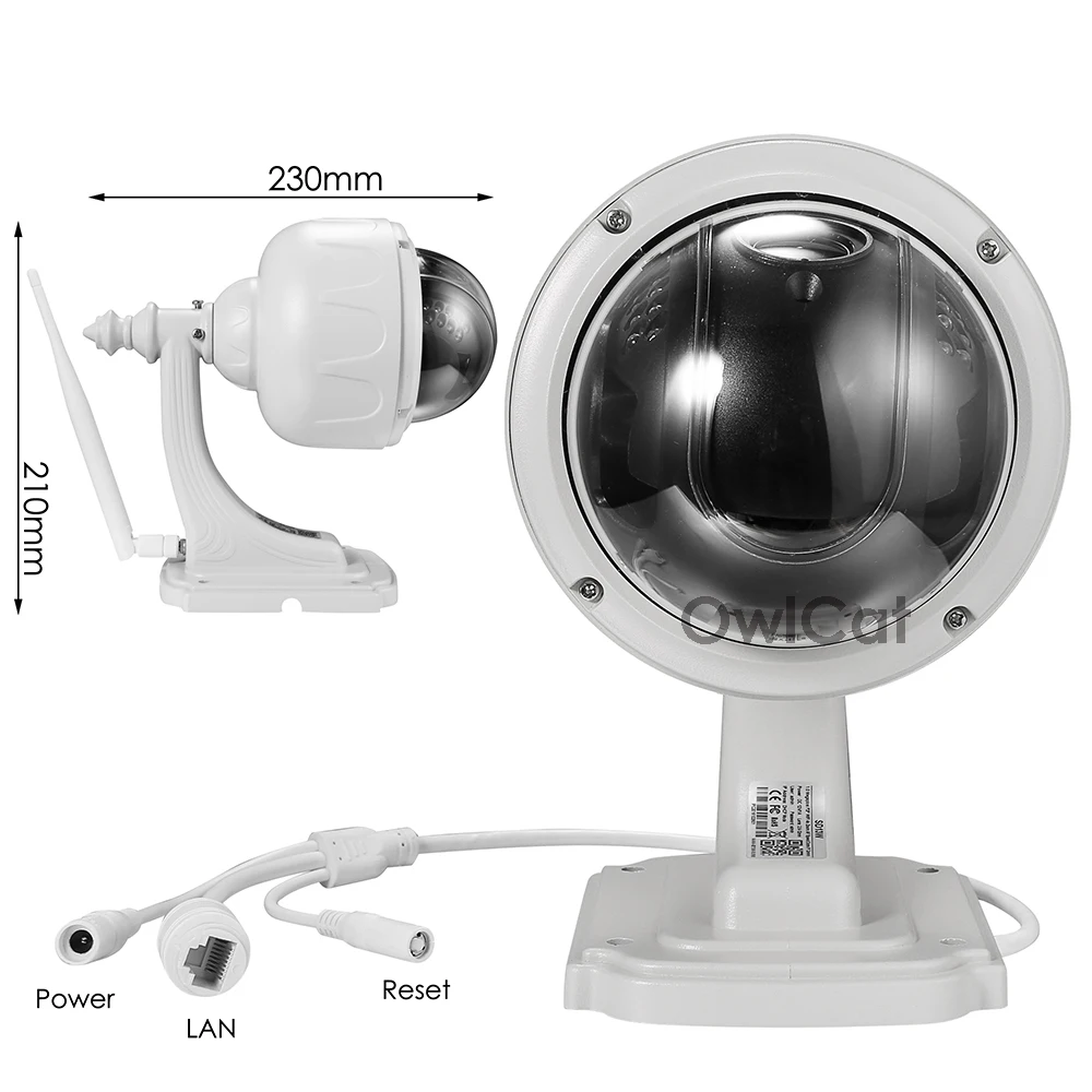 Наружная/HD 5MP PTZ ip-камера Wifi P2P Onvif 2.0MP 5X зум Автофокус sd-карта Auido двухсторонняя беседа IR безопасность беспроводная камера видеонаблюдения