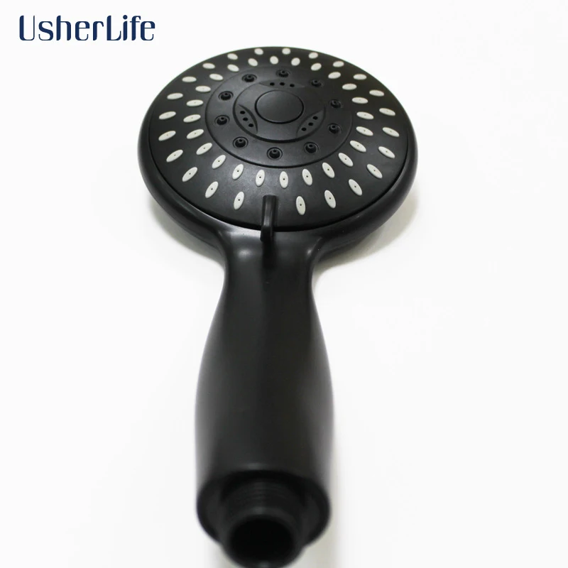 Chrome ABS Bathroom Shower Head Rainfall Massage Handheld Water Saving SPA 5 Function Usherlife |