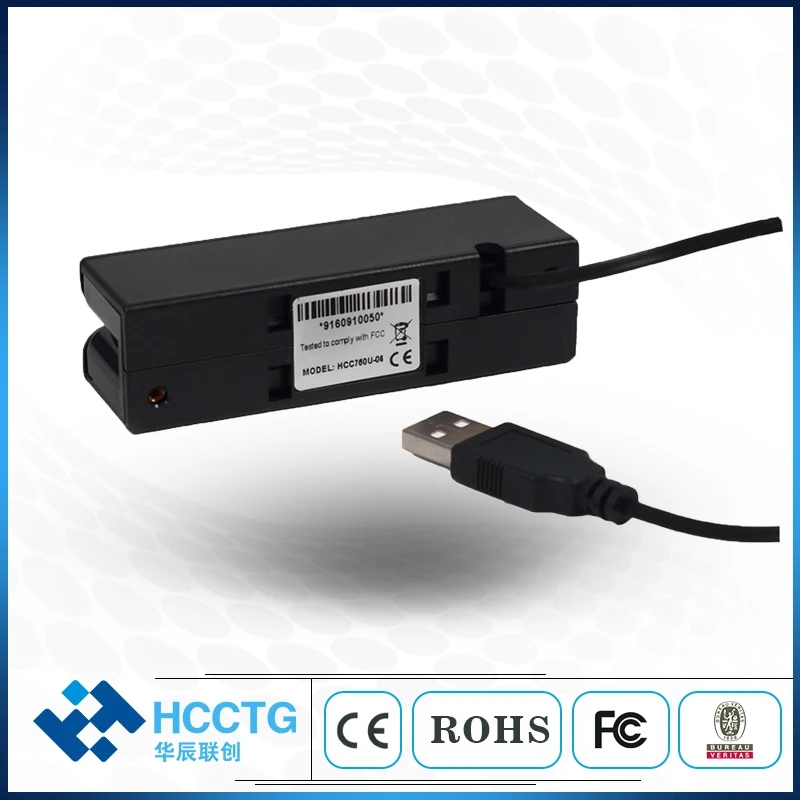 Программируемый считыватель карт микросхем MSR с магнитной полосой USB устройство