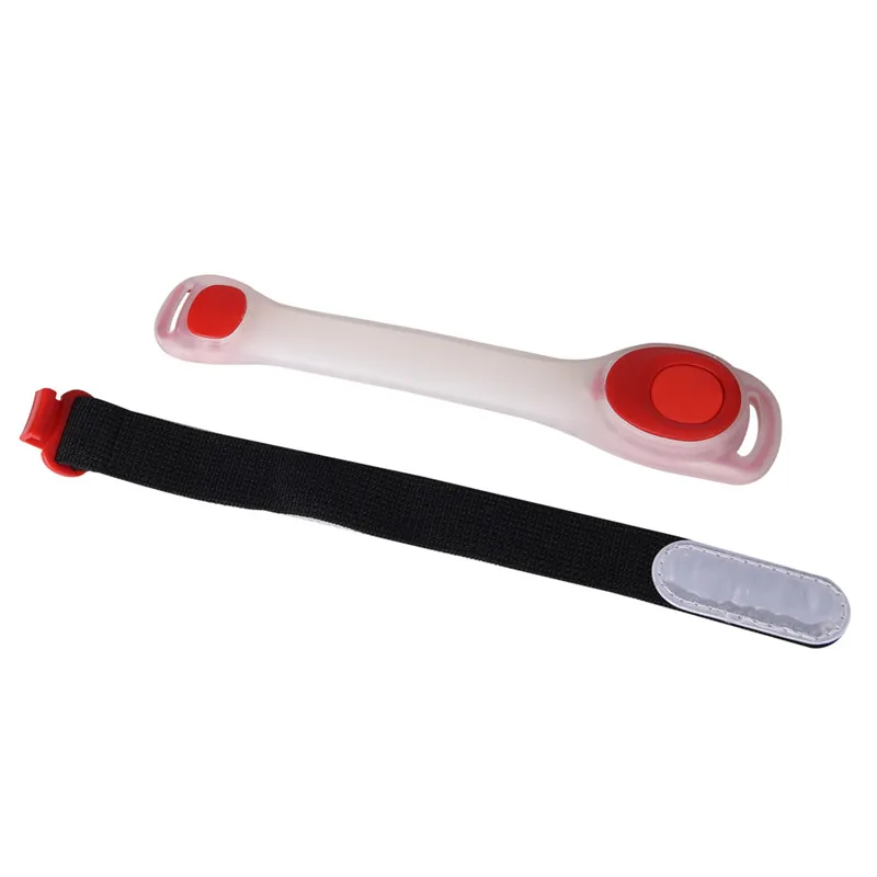 Glowing running arm with led sport bracelet night riding safety light leggings wristband reflective equipment | Спорт и развлечения