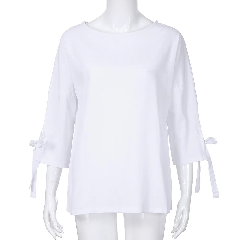 Модная летняя блузка больших размеров женская одежда 2018 Повседневная хлопковая