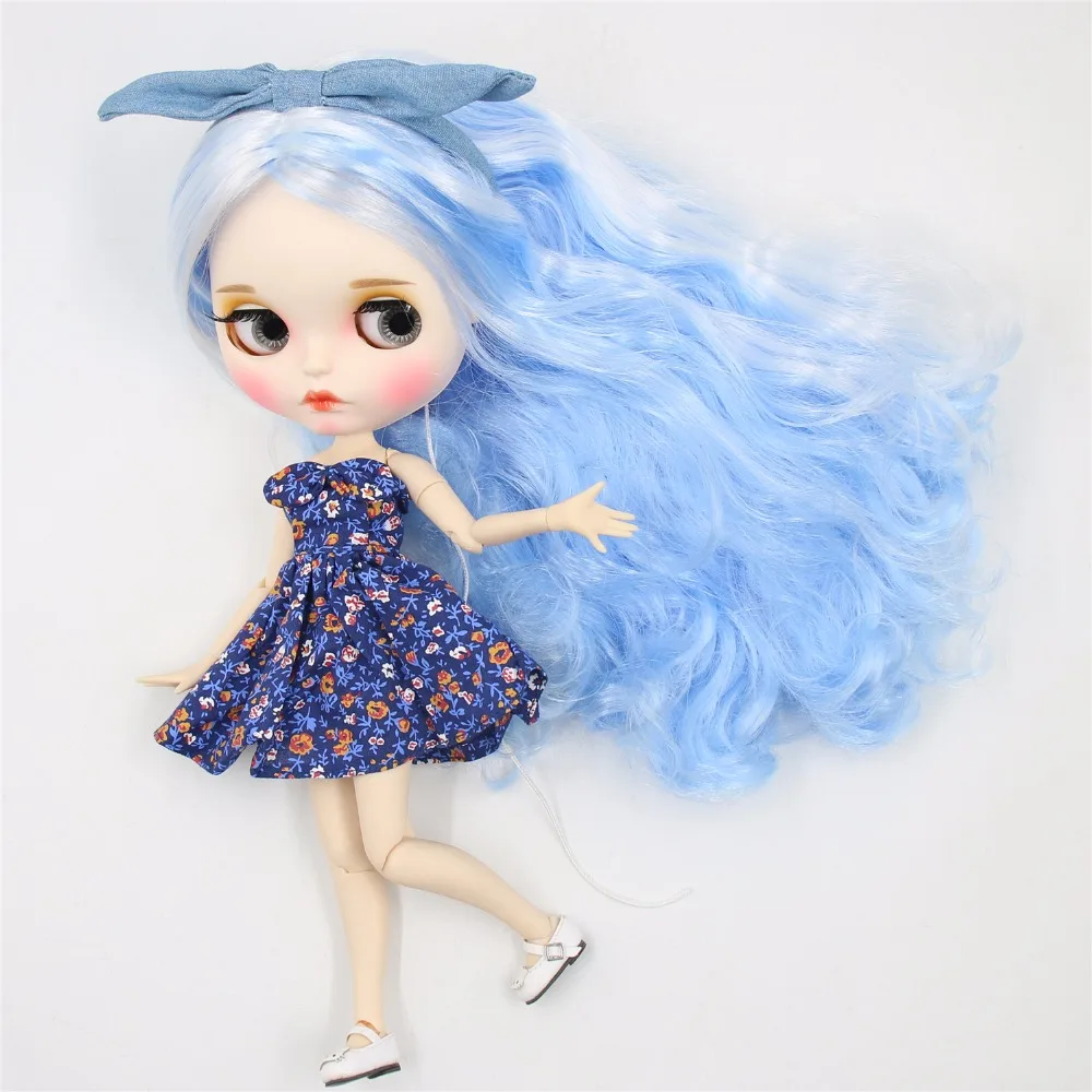 Кукла ICY DBS Blyth 1/6 bjd белая кожа шарнирная кукла шарнирное тело матовое лицо резные