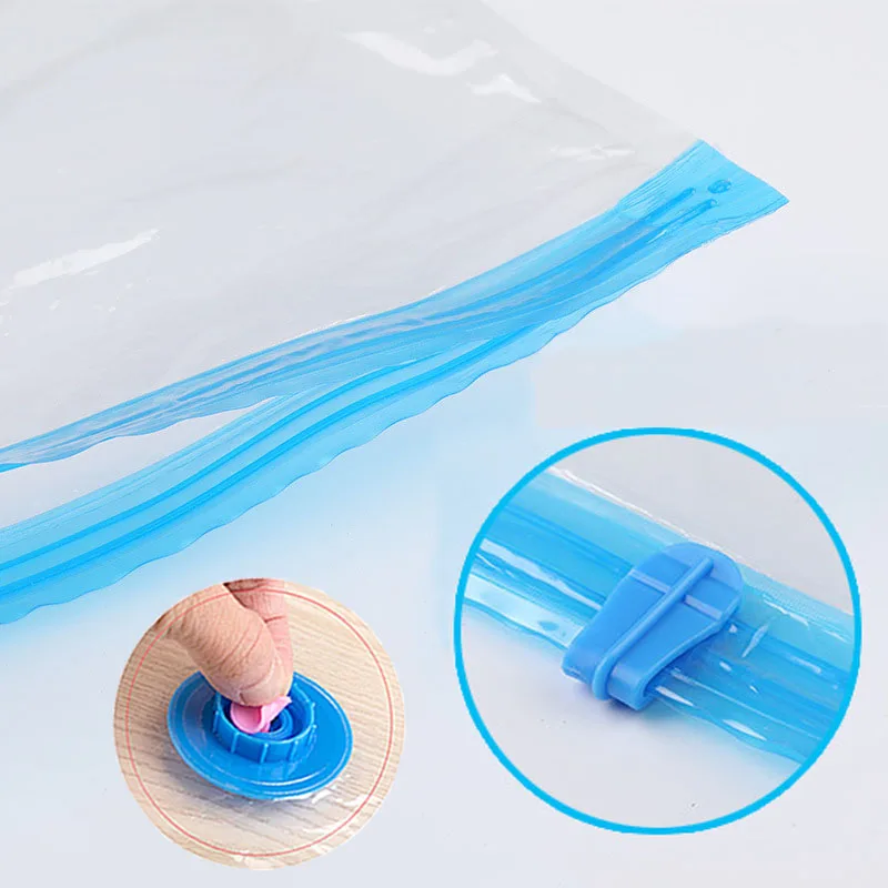 Boxi Новая Домашняя вакуумная сумка для хранения одежды прозрачные пластиковые