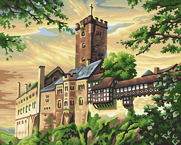 cioioil-C165 Wartburg Painting By Numbers Canvas Painitng Home Wall Art Picture Coloring | Дом и сад