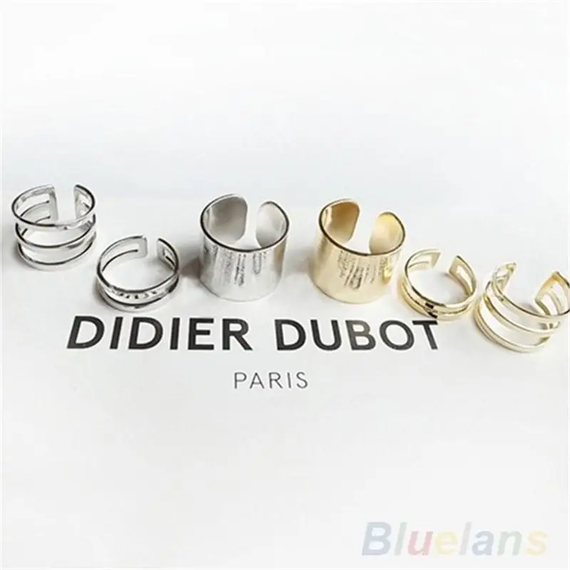 3 шт./компл. обручальные кольца Модный верх пальца Над пальцем средней длины