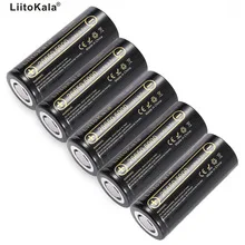 Оригинальная Аккумуляторная Батарея LiitoKala 100% 26650 мАч 5000 в литий-ионные