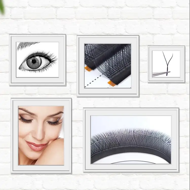

Funmix faux mink Y-shape volume eyelash extension false eyelashes weave eyelash soft natural