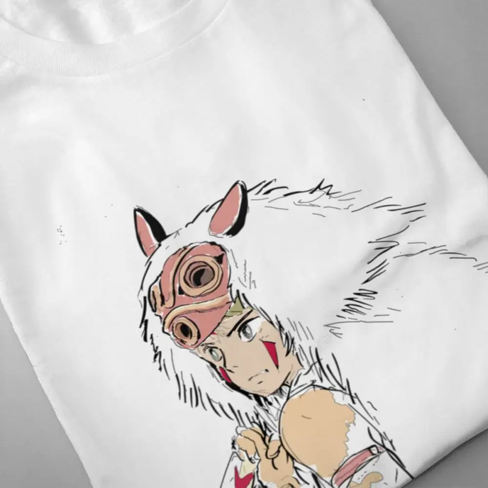 Красивая хлопковая Футболка Mononoke из японского аниме Мужская мягкая модная