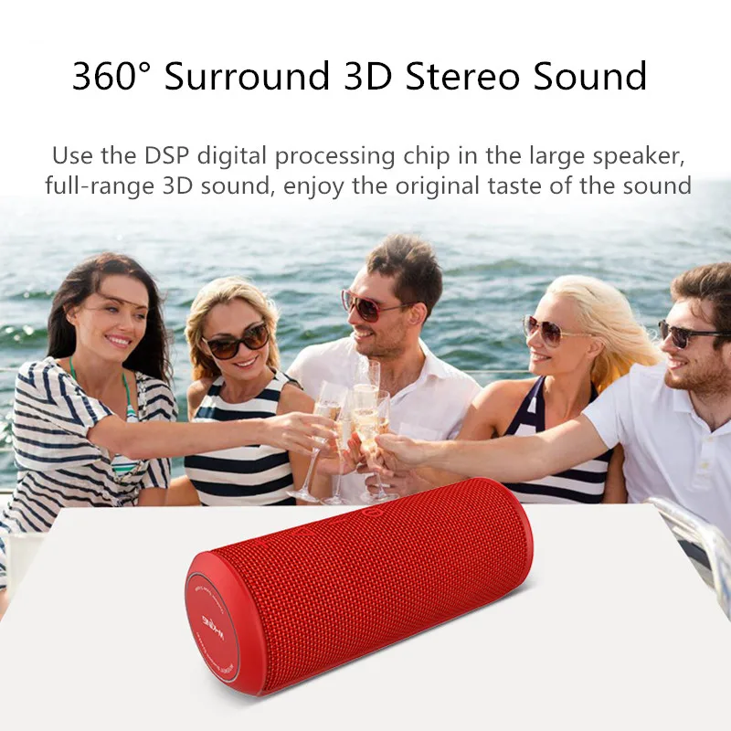 Bluetooth Колонка W king X6S 360 дюйма водостойкая|Портативные колонки| |