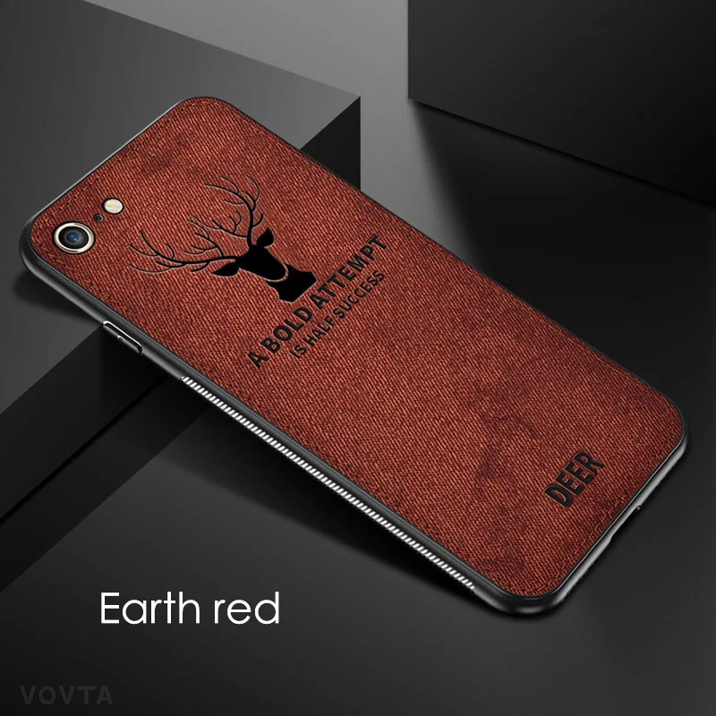 brown Тканевый ультра-тонкий холщовый силиконовый чехол для телефона iphone 6s 6 7 8 Plus X Xs Max Xr ткань текстура мягкий защитный чехол Coque - Цвет: brown