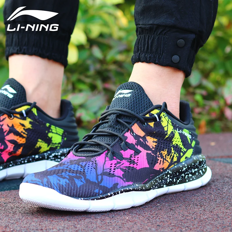 (Код Break) Li-Ning Мужская Спортивная обувь Quick XT светильник дышащая ткань кроссовки