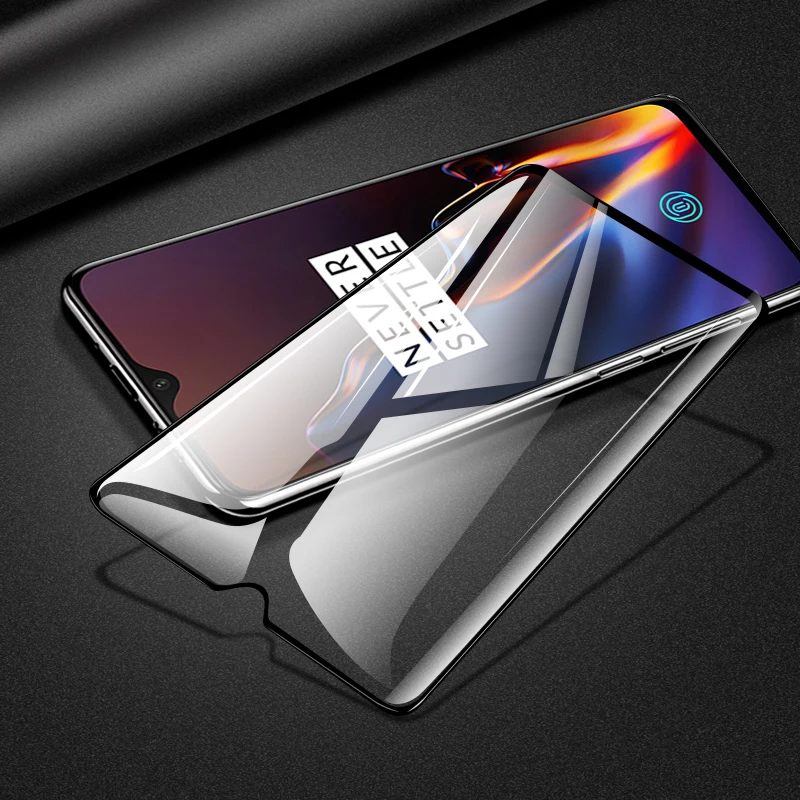 CHYI полностью проклеенное стекло для Oneplus 6 T 41 дюймов защита экрана не блокирует