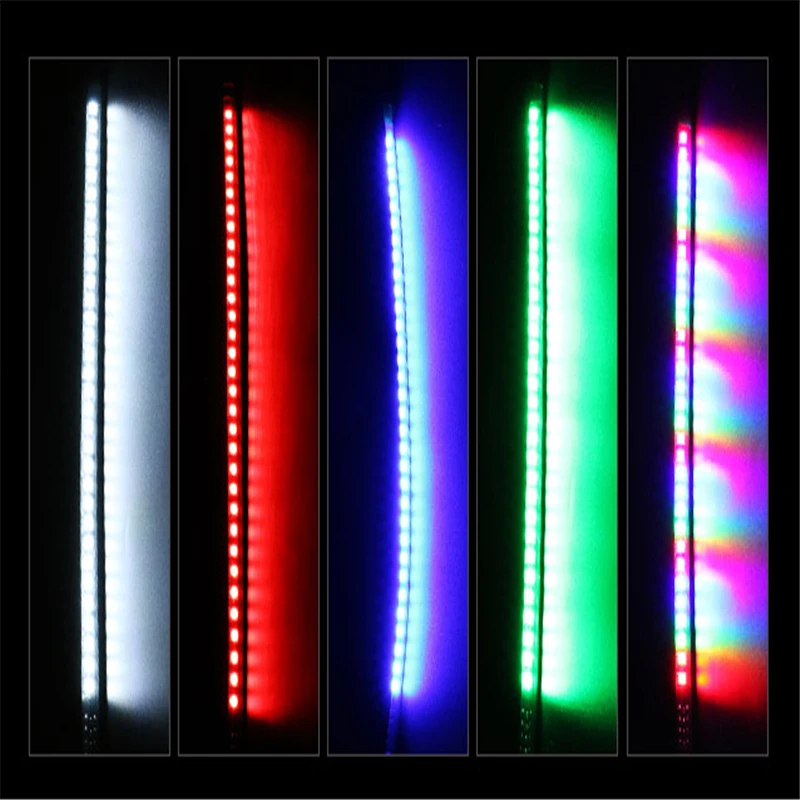 7-Цвет RGB 48-светодиодный рыцарь Night Rider Светодиодные ленты освещение сканера бары дистанционного атмосферу декоративные светильники Предупреждение сигнальный светильник